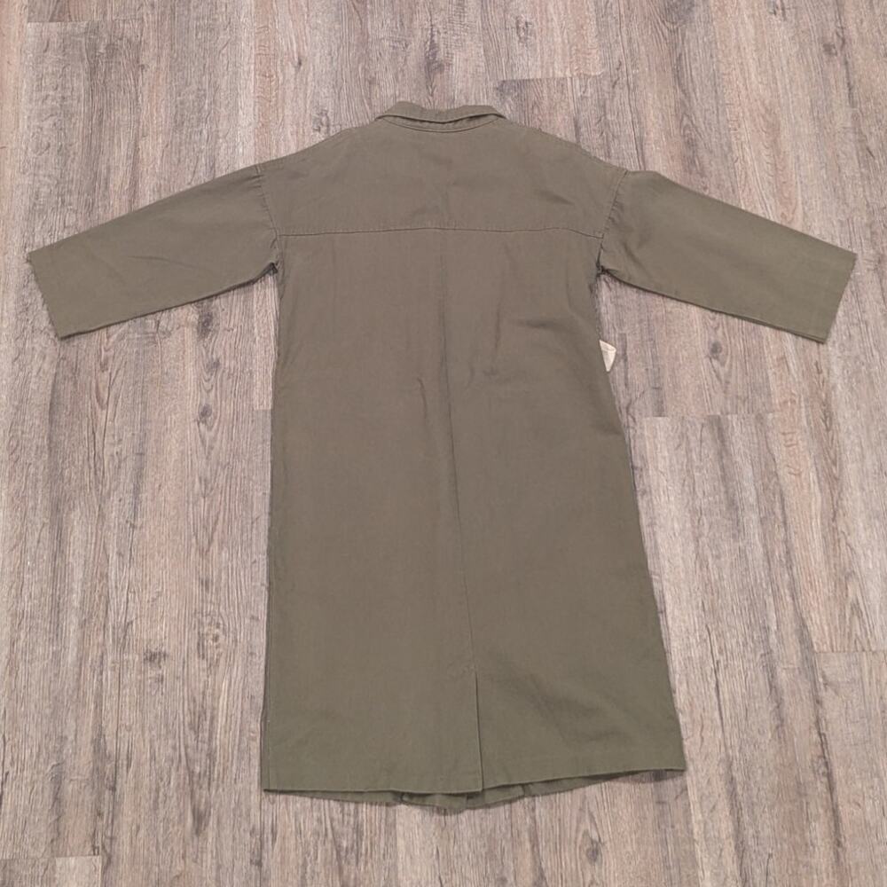 Anthropologie Harlyn Army Green Military Jacket Blazer with Bow Detail XSmall XS - Picture 4 of 8